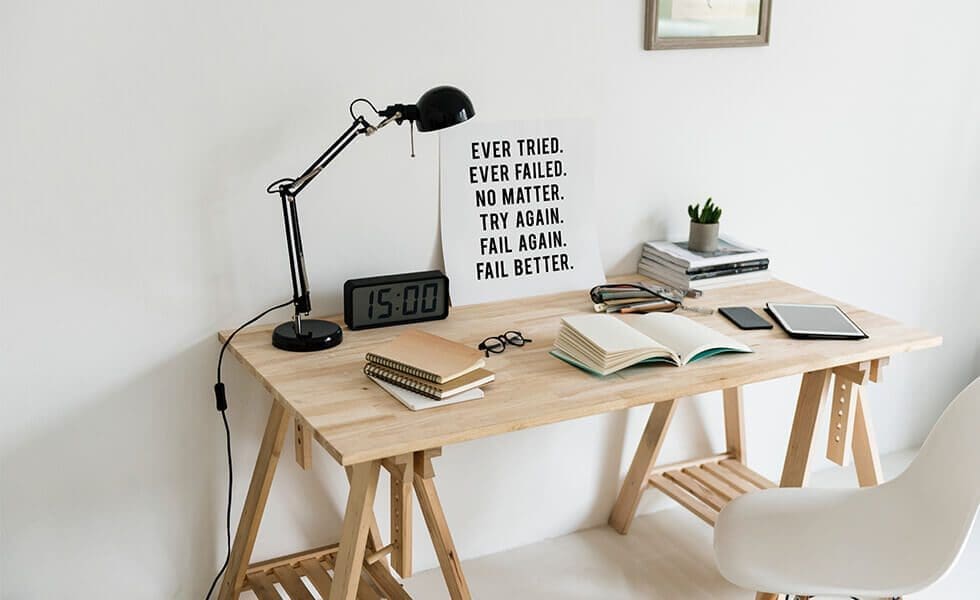 Ever Tried. Ever Failed. No Matter. Try Again. Fail Again. Fail Better.