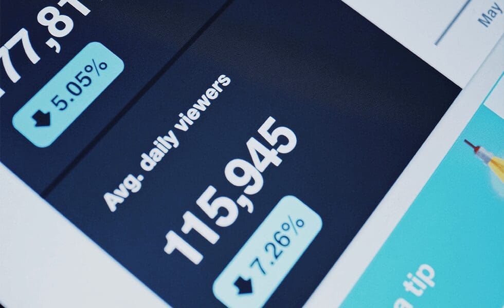 Google Analytics can be used to track your Average Daily Viewers of your website